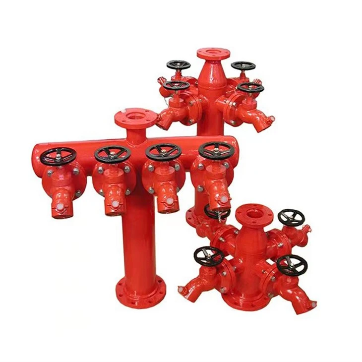 Outdoor 5 Ways Pillar Ductile Cast Iron Fire Hydrant