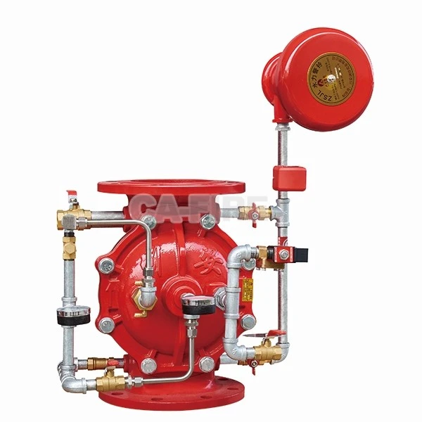 Deluge Valve System Fire Protection Alarm Valve Pre-action Wet Alarm Valve Device Flange Groove